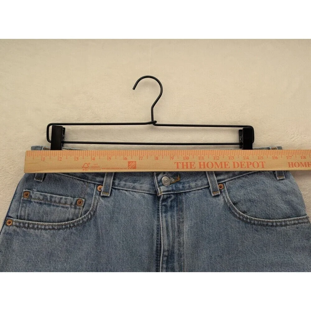 VTG Levi's 505 Regular Fit Straight Leg Paper Tag Jeans Men's 36x30 Light Wash